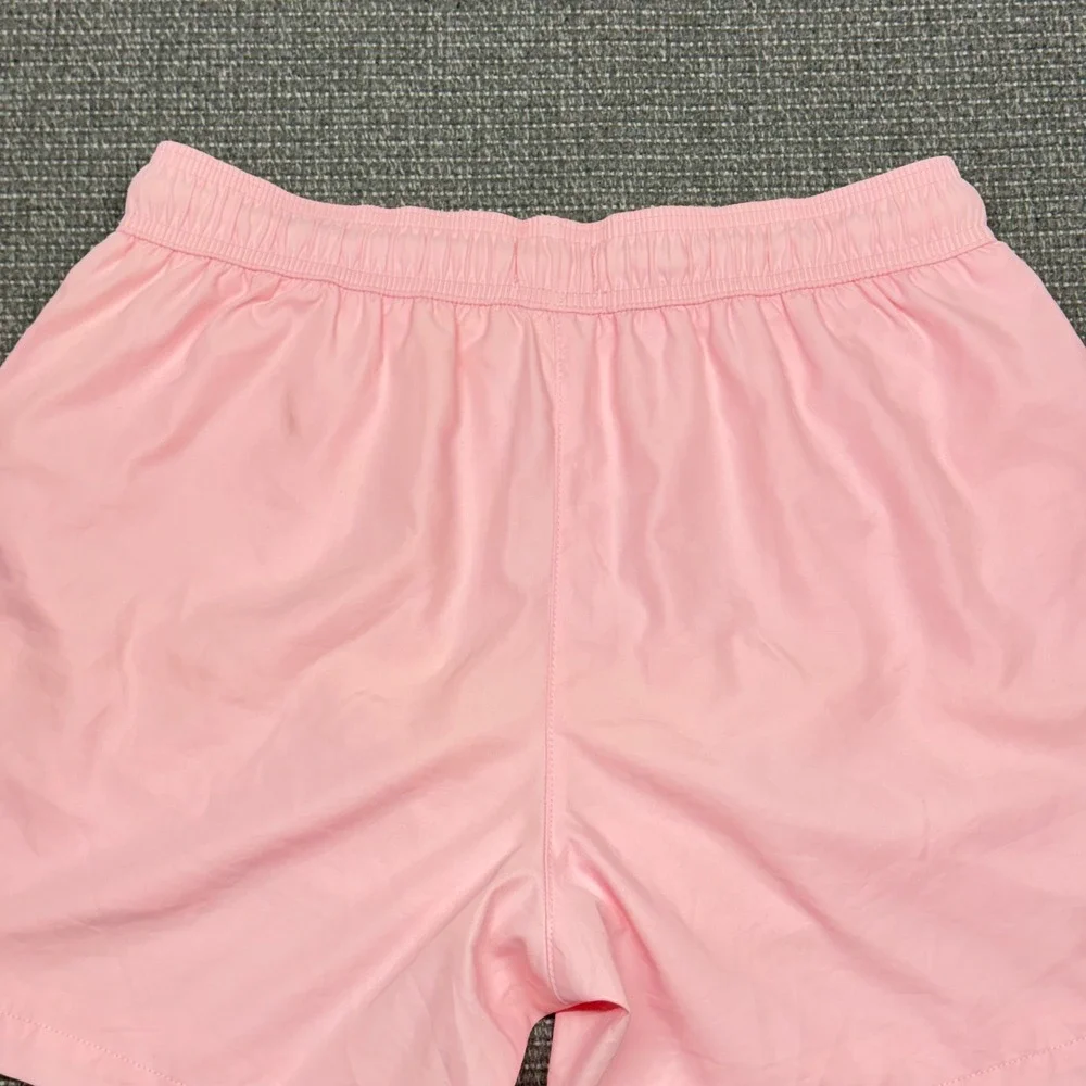 Topman Mens Pink Drawstring Swim Trunks Mesh Lined Shorts‎ Size S/M RN125149